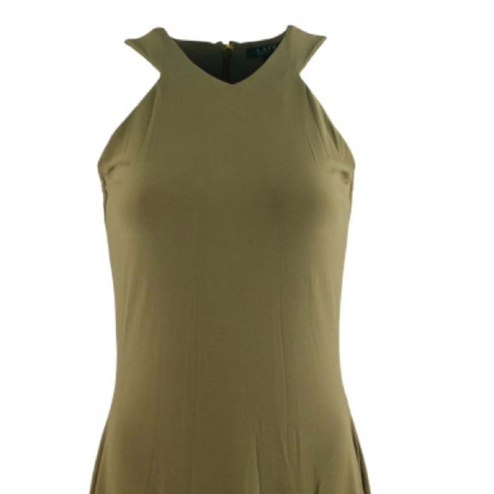 Ralph Lauren Olive Sleeveless Dress